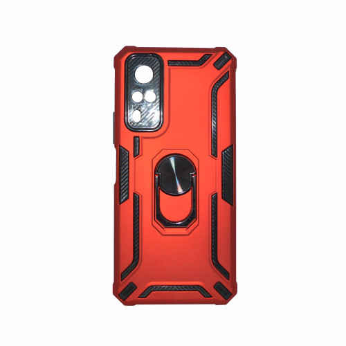 Vivo Y53S 4G Red    Military Grade Protection Built-in Kickstand Car Holder Mobile Phone Case